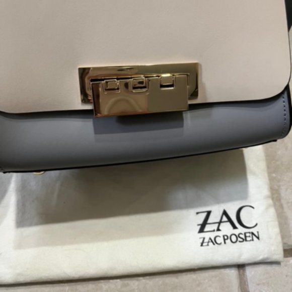ZAC Zac Posen Eartha Top-Handle Crossbody - Color-Block (Cream/Storm/Navy) - Picture 3 of 6
